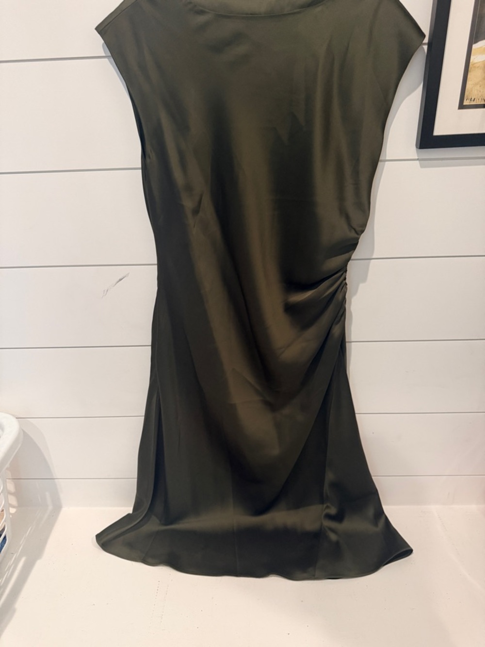Banana Republic Olive Green Midi Dress